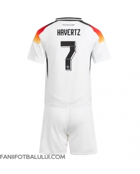 Germania Kai Havertz #7 Echipament de Fotbal Replică European 2024 Copii Acasa (+ Șorturi)